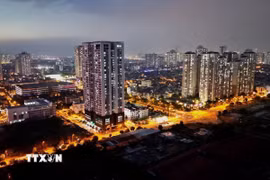 Bất động sản đón cơ hội tăng trưởng của thị trường bán lẻ. (Ảnh: Tuấn Anh/TTXVN)