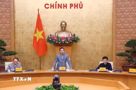 Phó Thủ tướng Trần Hồng Hà phát biểu chỉ đạo. (Ảnh: Văn Điệp/TTXVN)