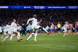 Real Madrid giành quyền vào tứ kết Champions League. (Nguồn: AP)