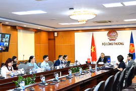 Phát biểu tại các hội nghị, Thứ trưởng Nguyễn Hoàng Long đã chia sẻ quan điểm của Việt Nam ủng hộ ASEAN. (Nguồn: Bộ Công Thương)
