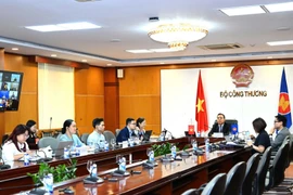 Phát biểu tại các hội nghị, Thứ trưởng Nguyễn Hoàng Long đã chia sẻ quan điểm của Việt Nam ủng hộ ASEAN. (Nguồn: Bộ Công Thương)