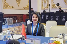 Tiến sỹ Phạm Thị Thanh Loan, Tổng Giám đốc Công ty TNHH Du Lịch và Thương Mại Dịch Vụ Việt-Việt Quảng Đông. (Ảnh: TTXVN phát)