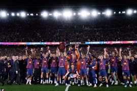 Barcelona giành chức vô địch La Liga 2025-26. (Nguồn: Getty Images)
