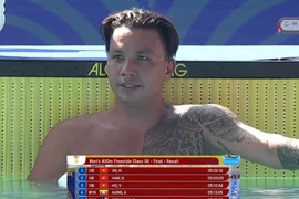 Võ Huỳnh Anh Khoa giành HCV tại ASEAN Para Games 13.