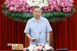 Tổng Bí thư, Chủ tịch nước Tô Lâm phát biểu. (Ảnh: Thống Nhất/TTXVN)