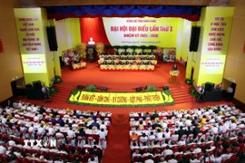 Quang cảnh Đại hội. (Ảnh: Phạm Minh Tuấn/TTXVN)