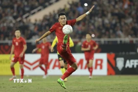 Tiến Linh được kỳ vọng sẽ tỏa sáng khi đối đầu Malaysia. (Ảnh: Minh Quyết/TTXVN)