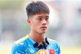 Quốc Việt tự tin đối đầu U22 Malaysia. (Nguồn: VFF)