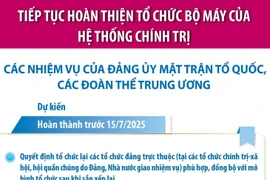 Các nhiệm vụ của Đảng ủy Mặt trận Tổ quốc, các đoàn thể Trung ương