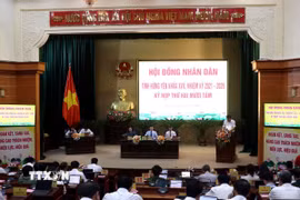 Quang cảnh Kỳ họp. (Ảnh: Đinh Văn Nhiều/TTXVN)