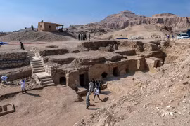 Những phát hiện có ý nghĩa quan trọng đối với thành phố Luxor, đặc biệt là những hiện vật có liên quan đến Nữ hoàng Hatshepsut. (Nguồn: AFP)