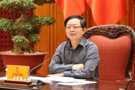 Phó Thủ tướng Hồ Quốc Dũng phát biểu tại cuộc họp. (Ảnh: Xuân Tùng/TTXVN)