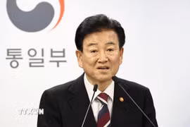 Bộ trưởng Thống nhất Hàn Quốc Chung Dong Young. (Ảnh: Yonhap/TTXVN)