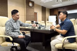 Nhà phân tích đối ngoại, an ninh và chiến lược thuộc Trường Đại học Malaya (Malaysia) Collins Chong Yew Keat trả lời phỏng vấn TTXVN tại Kuala Lumpur. (Ảnh: Thanh Bình/TTXVN)