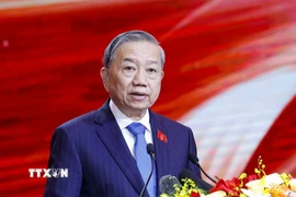 Tổng Bí thư Tô Lâm phát biểu. (Ảnh: Thống Nhất/TTXVN)