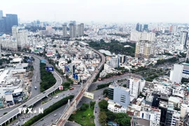 Theo đề án sau sắp xếp, Thành phố Hồ Chí Minh có 102 đơn vị hành chính mới. (Ảnh: Hồng Đạt/TTXVN)