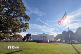 Nhà Trắng tại thủ đô Washington D.C của Mỹ. (Ảnh: Ngọc Quang/TTXVN)