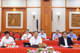Tổng Bí thư Tô Lâm phát biểu. (Ảnh: Thống Nhất/TTXVN)