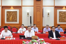 Tổng Bí thư Tô Lâm phát biểu. (Ảnh: Thống Nhất/TTXVN)