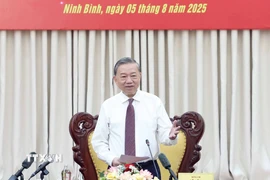 Tổng Bí thư Tô Lâm phát biểu chỉ đạo. (Ảnh: Thống Nhất/TTXVN)