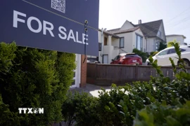 Một ngôi nhà được rao bán tại California, Mỹ. (Ảnh: THX/TTXVN)