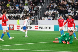 Đội tuyển Quần đảo Faroe thắng sốc Cộng hòa Séc.