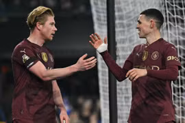 Manchester City trở lại top 4 Premier League sau trận thắng hủy diệt. (Nguồn: nbcsports)