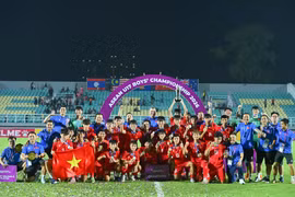 U17 Việt Nam quyết giành vé dự World Cup sau chức vô địch Đông Nam Á. (Nguồn: VFF)