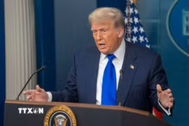 Tổng thống Mỹ Donald Trump. (Ảnh: THX/TTXVN)