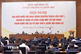 Phó Chủ tịch Quốc hội Trần Quang Phương phát biểu. (Ảnh: Doãn Tấn/TTXVN)