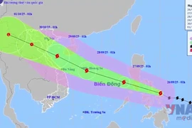 Bão số 10 hình thành và đang di chuyển vào biển Đông