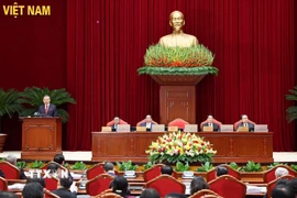 Tổng Bí thư Tô Lâm phát biểu khai mạc Hội nghị lần thứ mười ba, Ban Chấp hành Trung ương Đảng khoá XIII. (Ảnh: Thống Nhất/TTXVN)