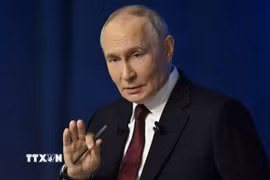 Tổng thống Nga Vladimir Putin. (Ảnh: AA/TTXVN)