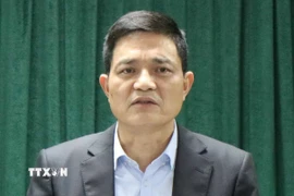 Bị can Nguyễn Thanh Phong, nguyên Cục trưởng Cục An toàn thực phẩm, Bộ Y tế. (Ảnh: TTXVN phát)