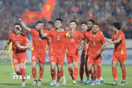 Tuyển Việt Nam chuẩn bị hội quân chuẩn bị cho ASEAN Cup 2026. (Ảnh: Minh Quyết/TTXVN)