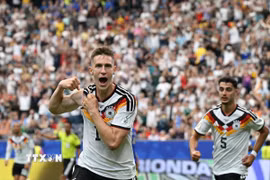 Tuyển Đức có cơ hội sớm đi tiếp tại World Cup 2026. (Ảnh: AFP/TTXVN)