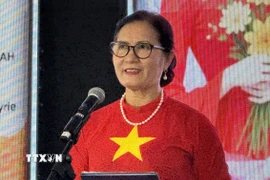 Chủ tịch Hiệp hội Hữu nghị Malaysia-Việt Nam Trần Thị Chang. (Ảnh: Viên Luyến/TTXVN)