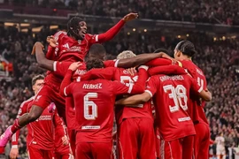 Liverpool ngược dòng vào tứ kết Champions League. (Nguồn: X)