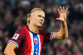 Erling Haaland ghi 5 bàn giúp Na Uy thắng tưng bừng. (Nguồn: Getty Images)