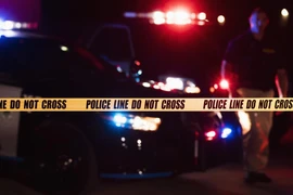 Cảnh sát phong tỏa hiện trường. (Nguồn: Getty Images)