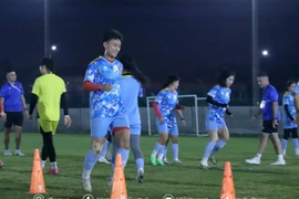Tuyển nữ Việt Nam sẵn sàng cho trận ra quân. (Nguồn: VFF)
