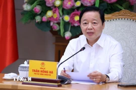 Phó Thủ tướng Trần Hồng Hà phát biểu chỉ đạo. (Ảnh: Văn Điệp/TTXVN)