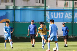 U17 Việt Nam đã sẵn sàng cho trận ra quân. (Nguồn: VFF)