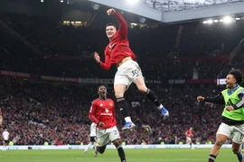 Benjamin Sesko tỏa sáng giúp M.U thắng kịch tính. (Nguồn: Getty Images)