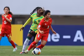 U17 nữ Việt Nam chia tay U17 nữ châu Á sau khi không thể tạo nên bất ngờ trước U17 nữ Australia. (Nguồn: VFF)
