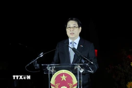 Chủ tịch nước Lương Cường phát biểu. (Ảnh: Lâm Khánh/TTXVN)