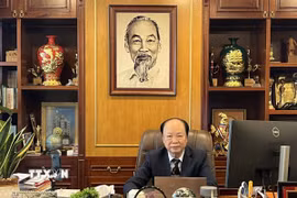 Ông Nguyễn Đình Thắng, Phó Chủ tịch Hội Truyền thông số Việt nhận định, theo chỉ đạo của Tổng Bí thư Tô Lâm, việc thực hiện nhất quán “Bốn kiên định” có ý nghĩa đặc biệt quan trọng trong việc củng cố bản lĩnh chính trị và nâng cao năng lực lãnh đạo, cầm quyền của Đảng. (Ảnh: Diệu Thúy/TTXVN)