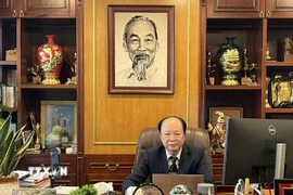 Ông Nguyễn Đình Thắng, Phó Chủ tịch Hội Truyền thông số Việt nhận định, theo chỉ đạo của Tổng Bí thư Tô Lâm, việc thực hiện nhất quán “Bốn kiên định” có ý nghĩa đặc biệt quan trọng trong việc củng cố bản lĩnh chính trị và nâng cao năng lực lãnh đạo, cầm quyền của Đảng. (Ảnh: Diệu Thúy/TTXVN)