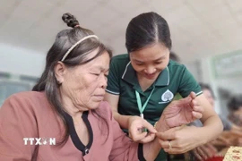 Người cao tuổi được nuôi dưỡng, chăm sóc tại Viện dưỡng lão Tâm An, Thành phố Hồ Chí Minh. (Ảnh: Đinh Hằng/TTXVN)