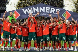 Bồ Đào Nha vô địch Nations League 2024-25. (Nguồn: AP)